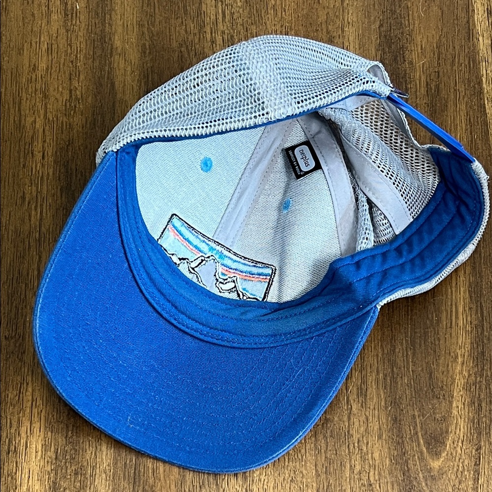 Patagonia Hat Cap Adult Snap Back White Mountain Trucker Mesh Netplus Outdoor - Picture 8 of 11